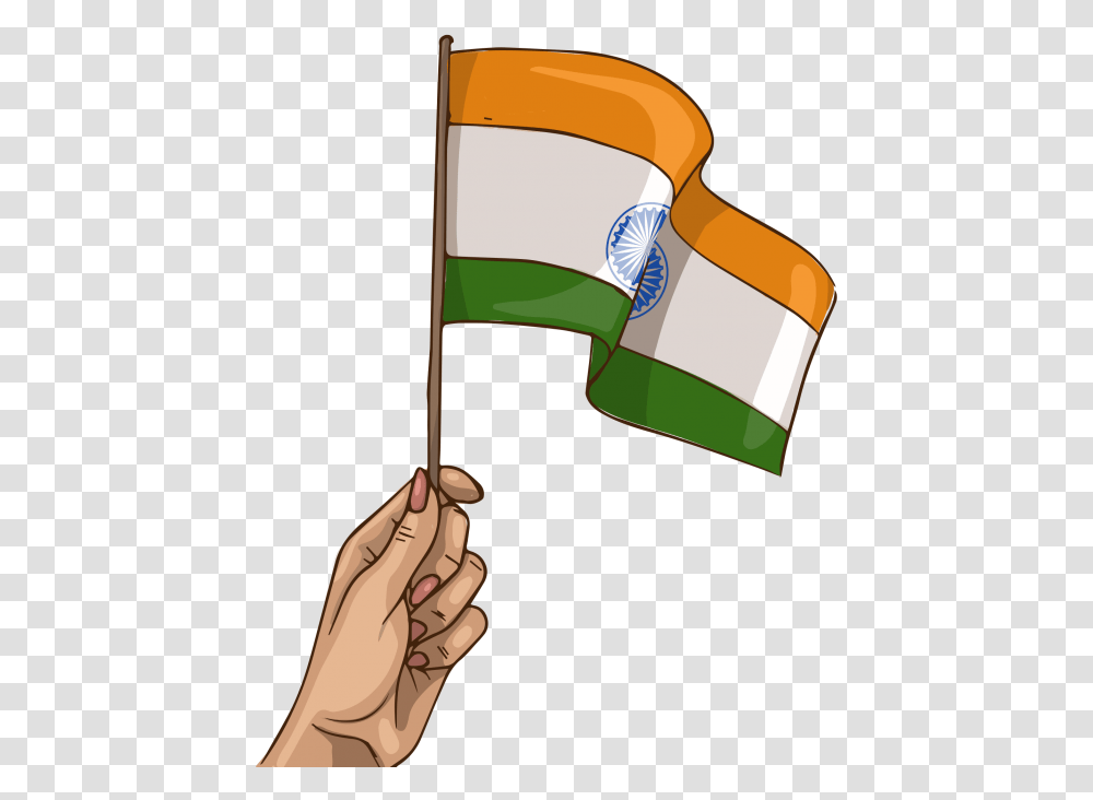 Flag In Hand Flag With Hand, Finger Transparent Png