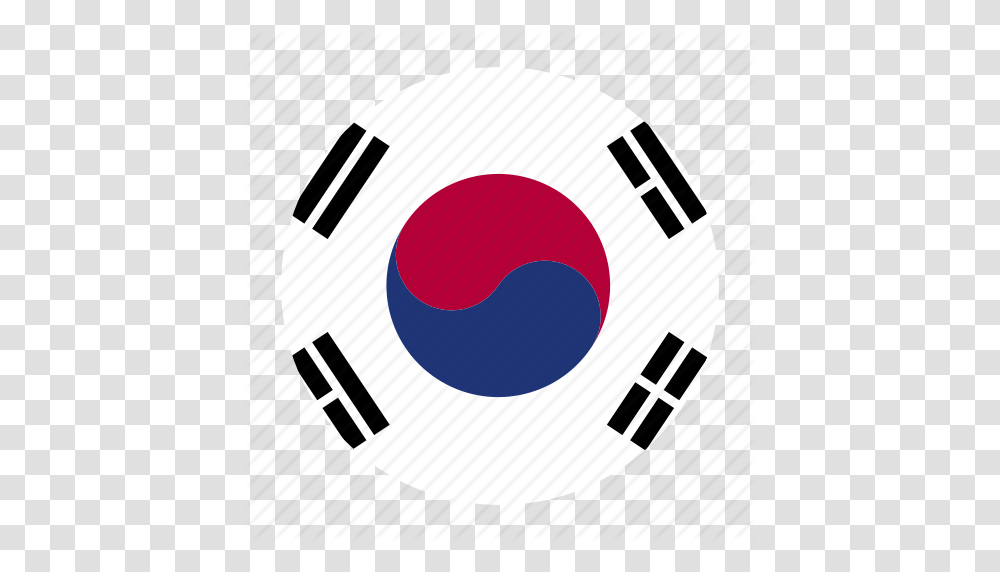 Flag Korea Korean South South Korea Icon, Logo, Tape Transparent Png