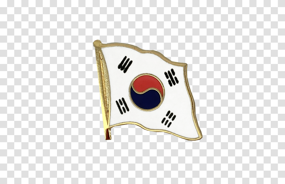Flag Lapel Pin South Korea, Logo, Trademark Transparent Png