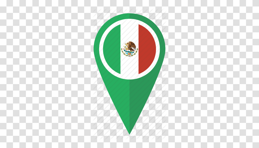 Flag Location Map Mexican Mex Pin Pointer Icon, Logo, Trademark, Rug Transparent Png