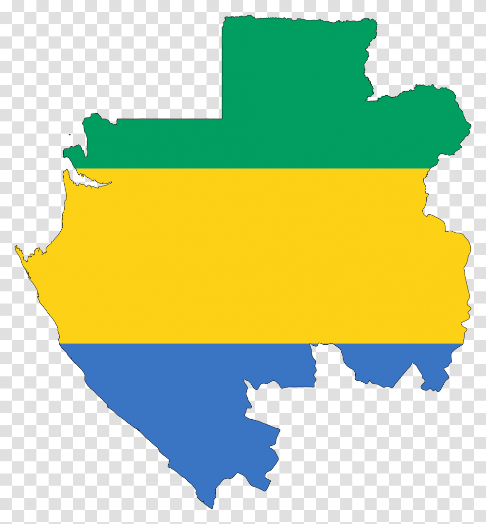 Flag Map Gabon, Leaf, Plant Transparent Png