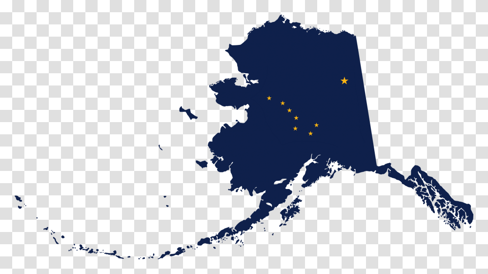 Flag Map Of Alaska Nenana River Alaska Map, Nature, Outdoors, Land, Diagram Transparent Png