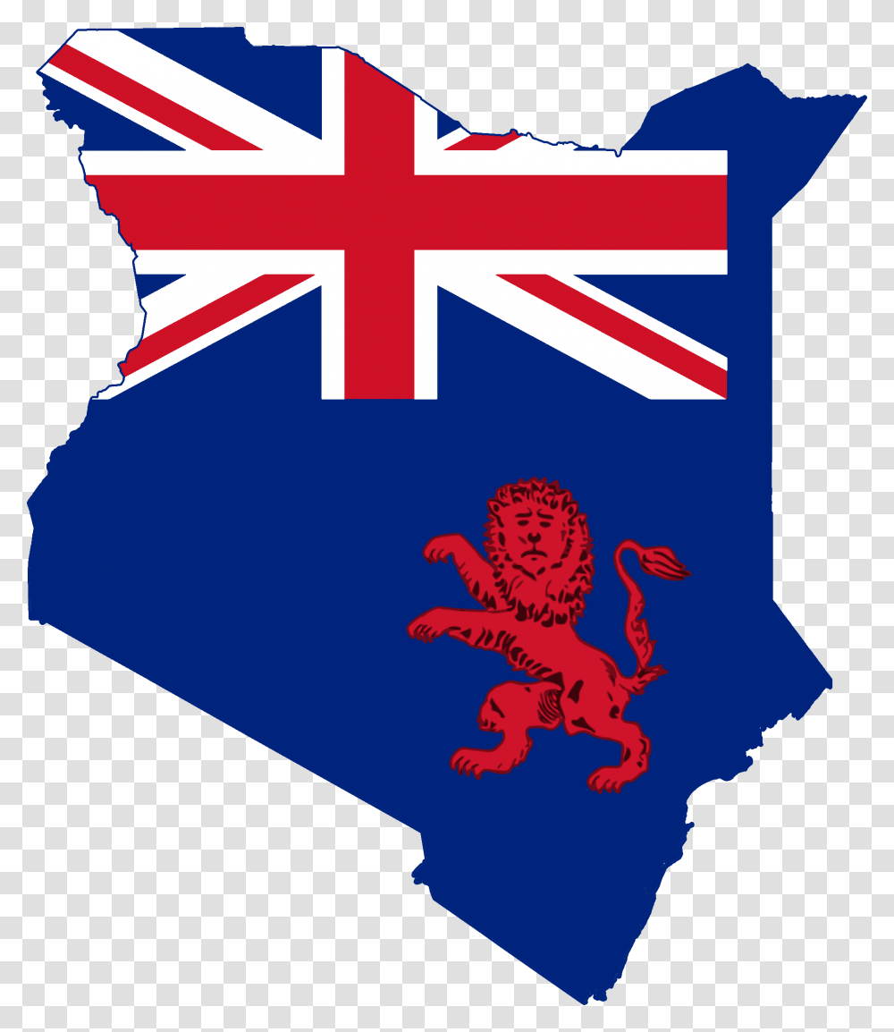 Flag Map Of British Kenya, Gift, Christmas Stocking, Poster Transparent Png
