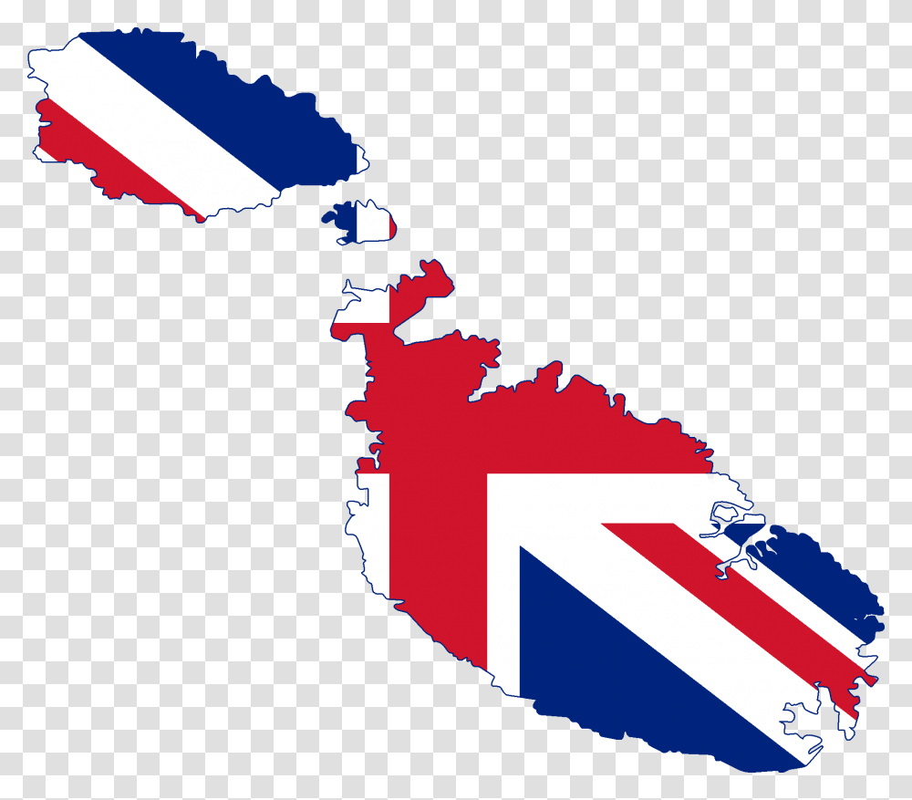 Flag Map Of British Malta, Outdoors Transparent Png