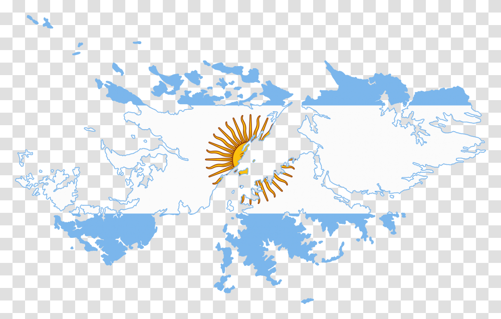 Flag Map Of Falkland Islands Islas Malvinas Argentinas, Nature, Outdoors Transparent Png