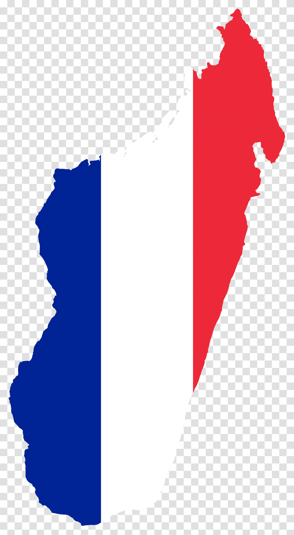 Flag Map Of French Madagascar French And Madagascar Flag, American Flag, Person, Human Transparent Png