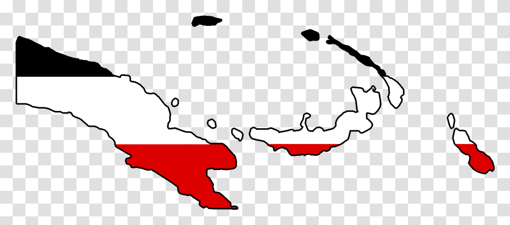 Flag Map Of German New Guinea German Papua New Guinea, Graphics, Art, Bonfire, Silhouette Transparent Png