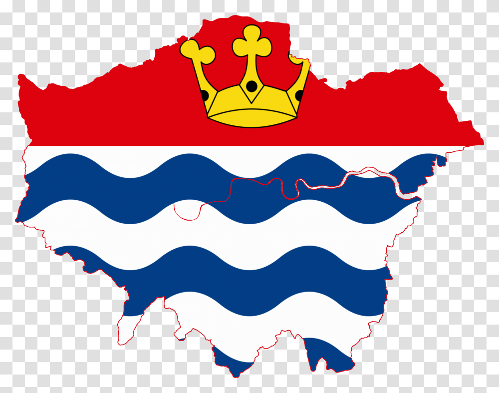 Flag Map Of Greater London, Nature, Outdoors Transparent Png
