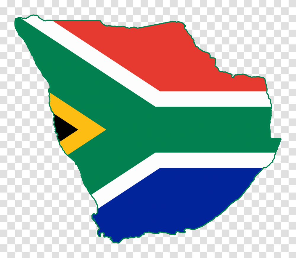 Flag Map Of Greater South Africa, Label, Logo Transparent Png