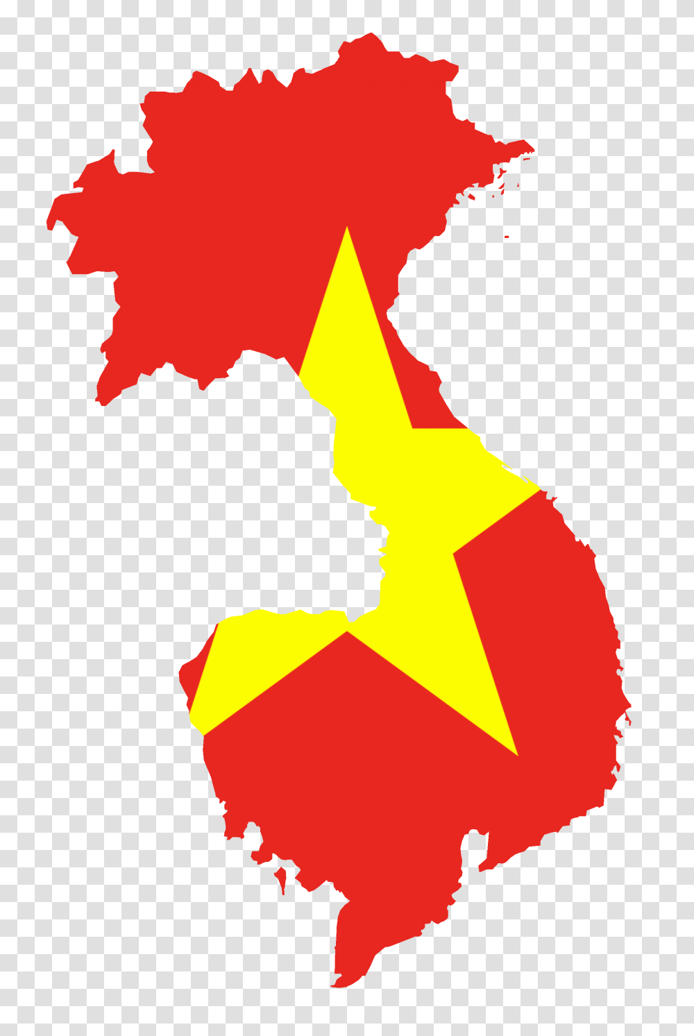 Flag Map Of Greater Vietnam, Poster, Advertisement, Leaf, Plant Transparent Png