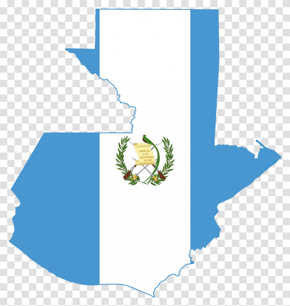 Flag Map Of Guatemala, Logo, Trademark Transparent Png