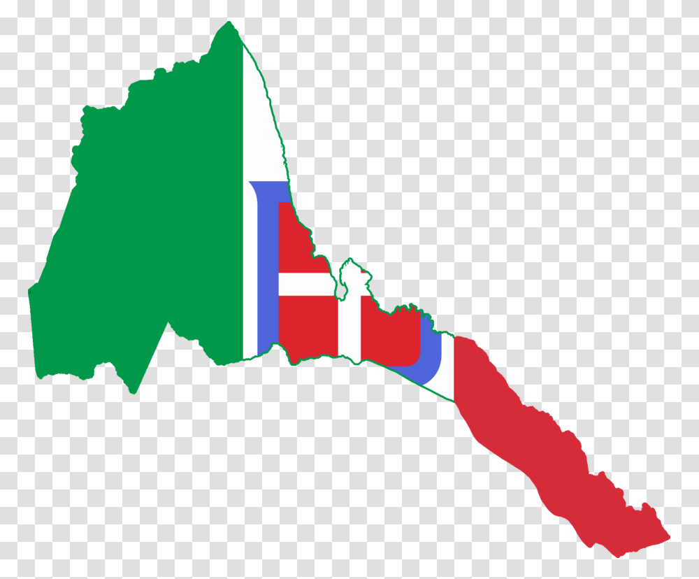 Flag Map Of Italian Eritrea Eritrea Flag And Country, Person, Paper Transparent Png