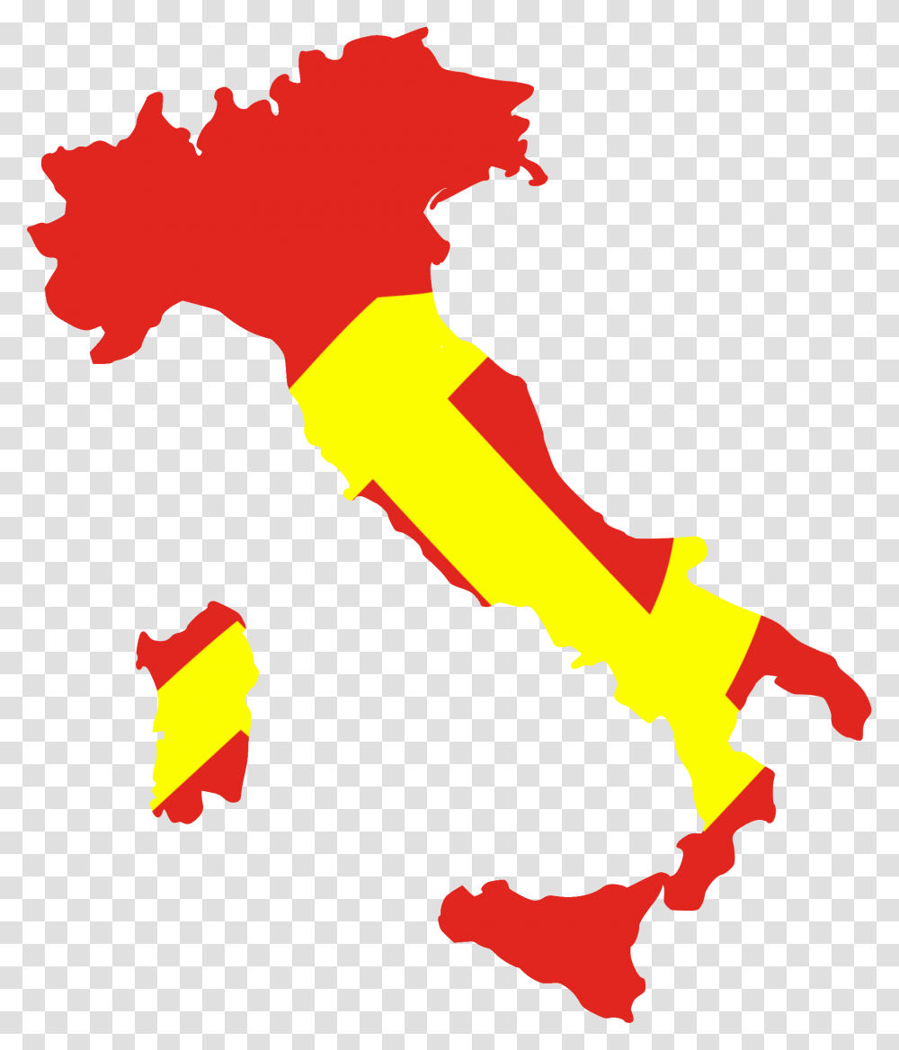 Flag Map Of Italy, Weapon, Person Transparent Png