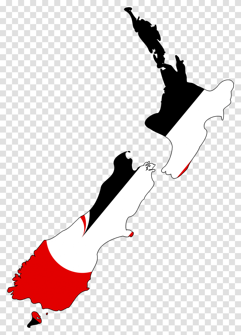 Flag Map Of New Zealand New Zealand Map Auckland And Wellington, Person, Human, Weapon, Weaponry Transparent Png
