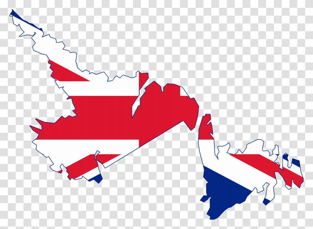 Flag Map Of Newfoundland And Labrador Newfoundland And Labrador Flag Map, Outdoors, Nature Transparent Png