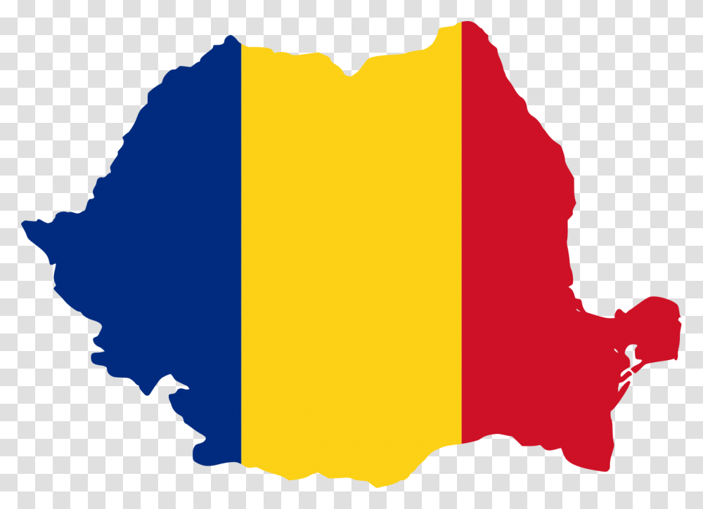 Flag Map Of Romania, Logo Transparent Png