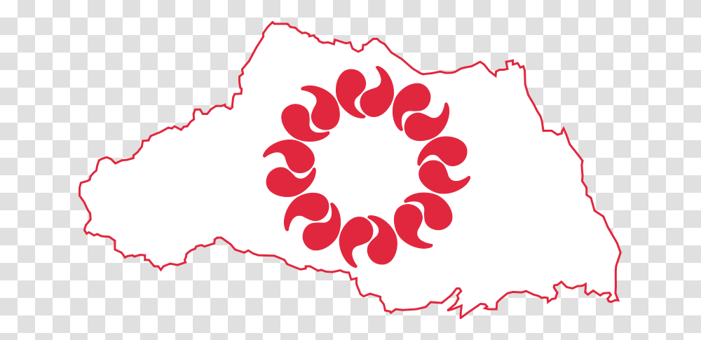 Flag Map Of Saitama Prefecture, Stain, Plant, Hand, Heart Transparent Png