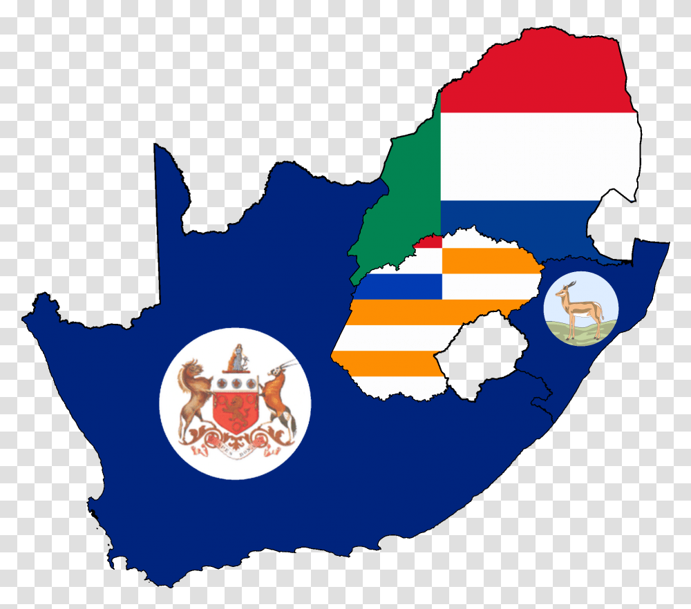 Flag Map Of South African Colonies South Africa Map Icon, Plot, Angry Birds, Diagram, Poster Transparent Png