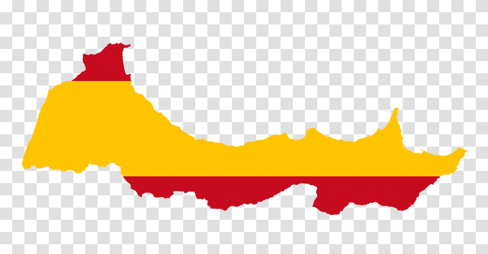 Flag Map Of Spanish Morocco Transparent Png
