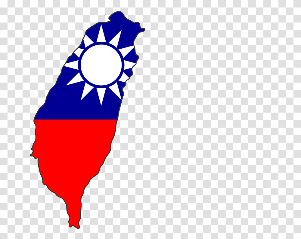 Flag Map Of Taiwan, Label, Logo Transparent Png