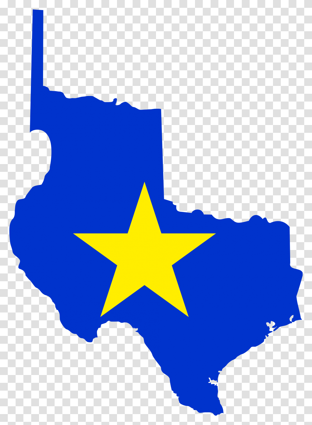 Flag Map Of Texas, Star Symbol, Person, Human Transparent Png