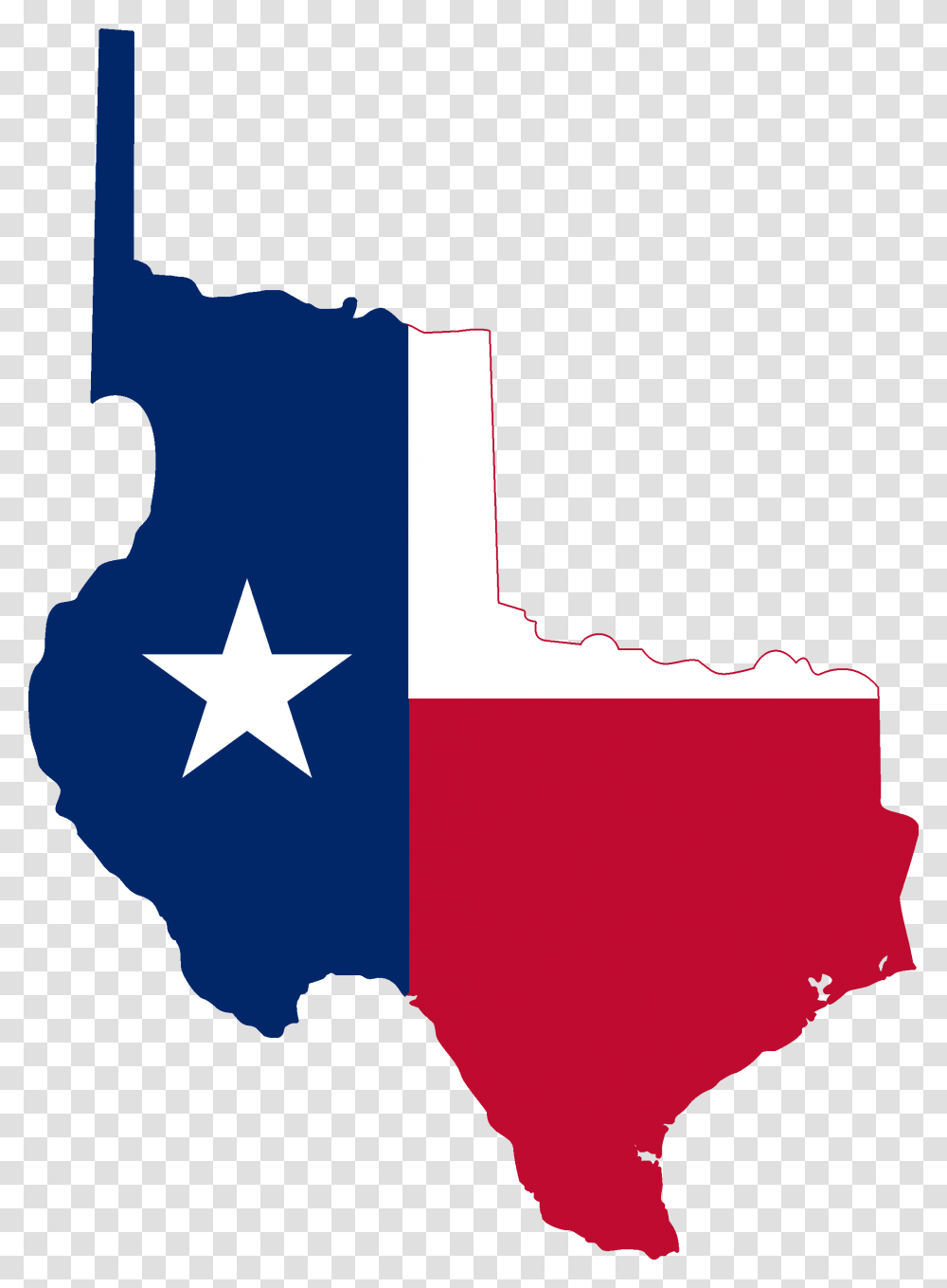 Flag Map Of Texas, Star Symbol, American Flag Transparent Png