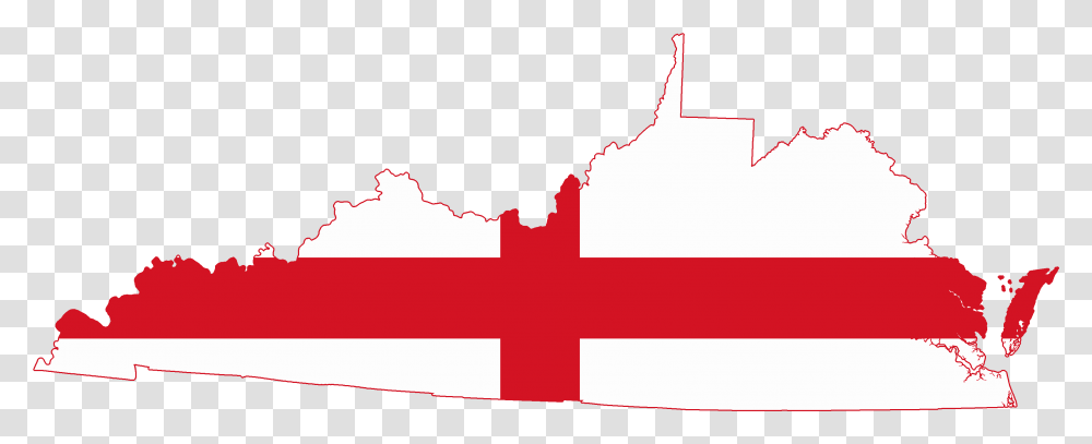 Flag Map Of The Colony Of Virginia Colony Of Virginia Flag Map, Logo, Trademark, First Aid Transparent Png