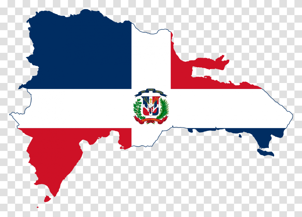 Flag Map Of The Dominican Republic Dominican Republic Flag Country, Logo, Trademark Transparent Png