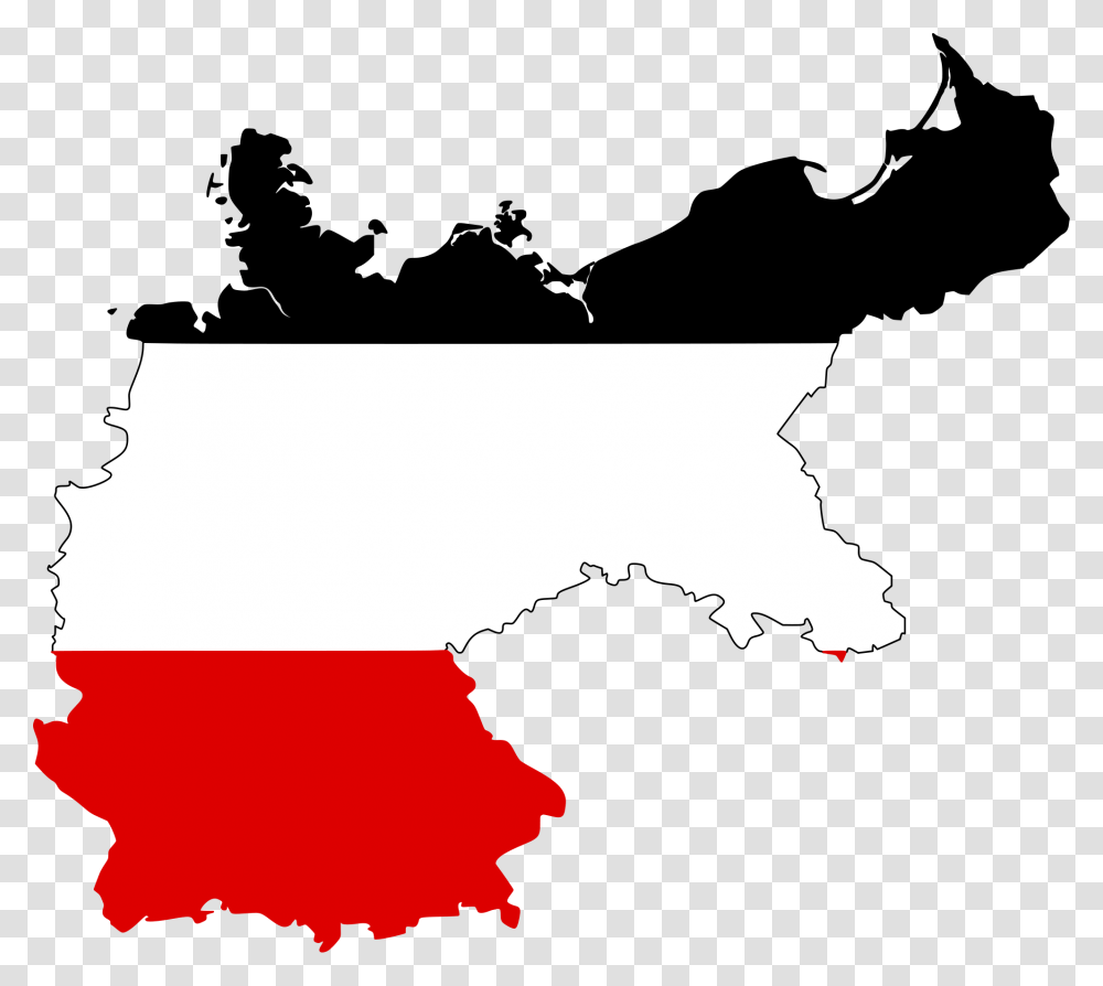 Flag Map Of The German Empire German Empire Flag Map, Logo Transparent Png