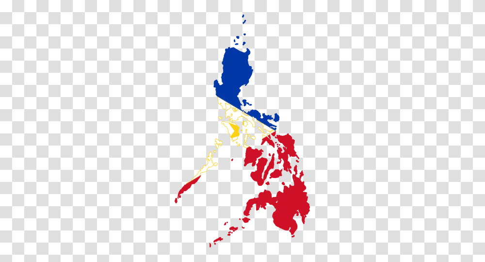Flag Map Of The Philippines, Diagram, Plot, Atlas Transparent Png