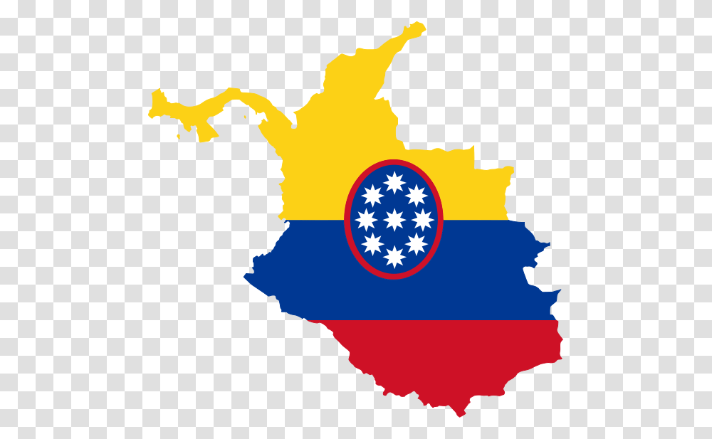 Flag Map Of The United States Of Colombia United States Of Colombia, Diagram, Person, Plot Transparent Png