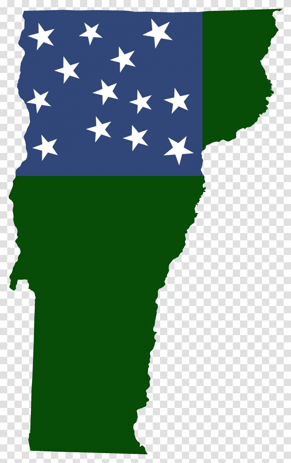Flag Map Of The Vermont Republic Green Mountain Boys Flag, Person, Human, American Flag Transparent Png