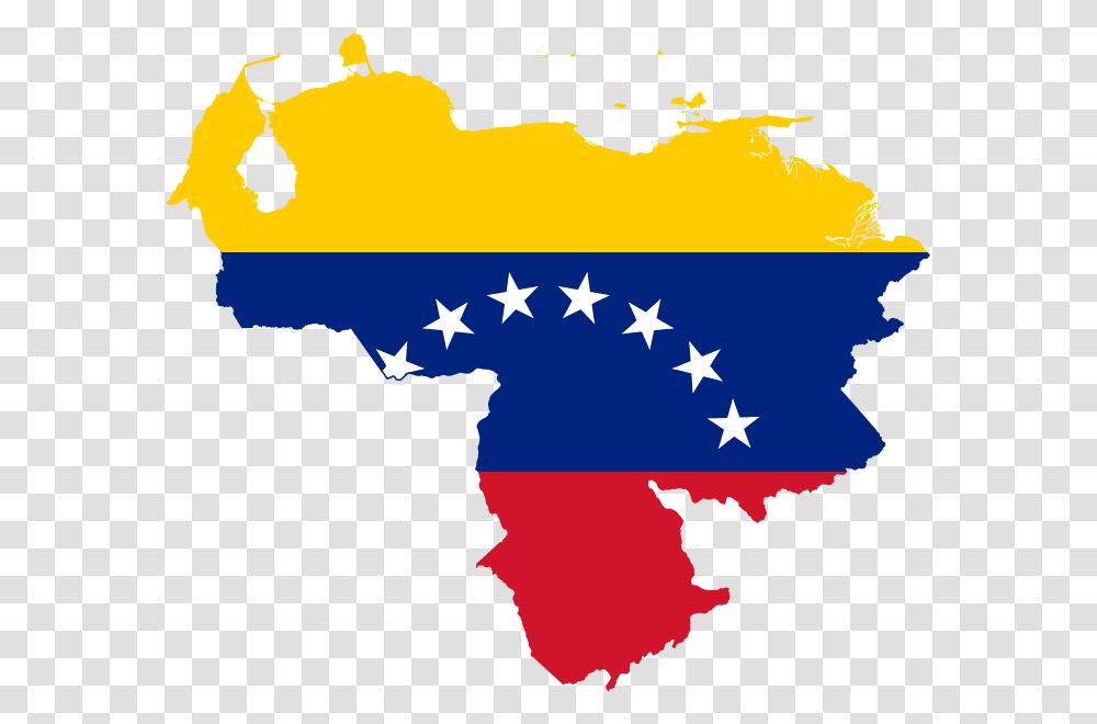 Flag Map Of Venezuela, Diagram, Plot, Outdoors Transparent Png