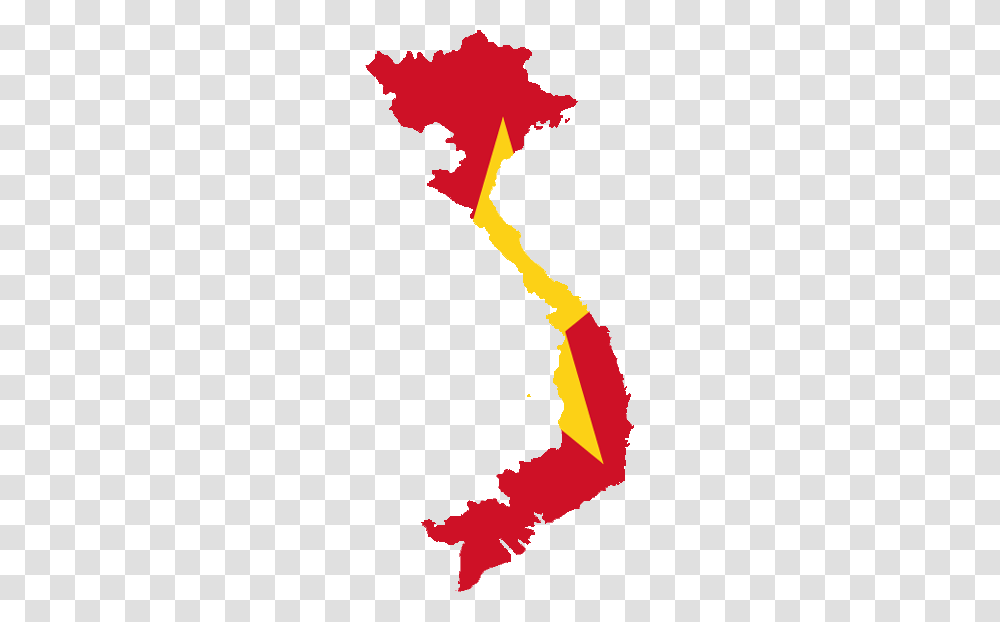 Flag Map Of Vietnam, Light, Flare, Plot Transparent Png