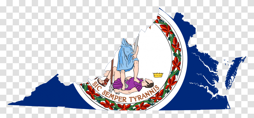 Flag Map Of Virginia, Person, Meal, Food Transparent Png
