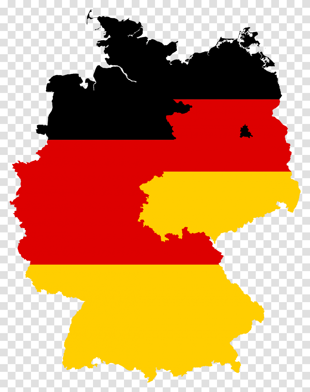 Flag Map Of West Amp East Germany East Germany Vs West Germany Flag, Plot, Diagram Transparent Png