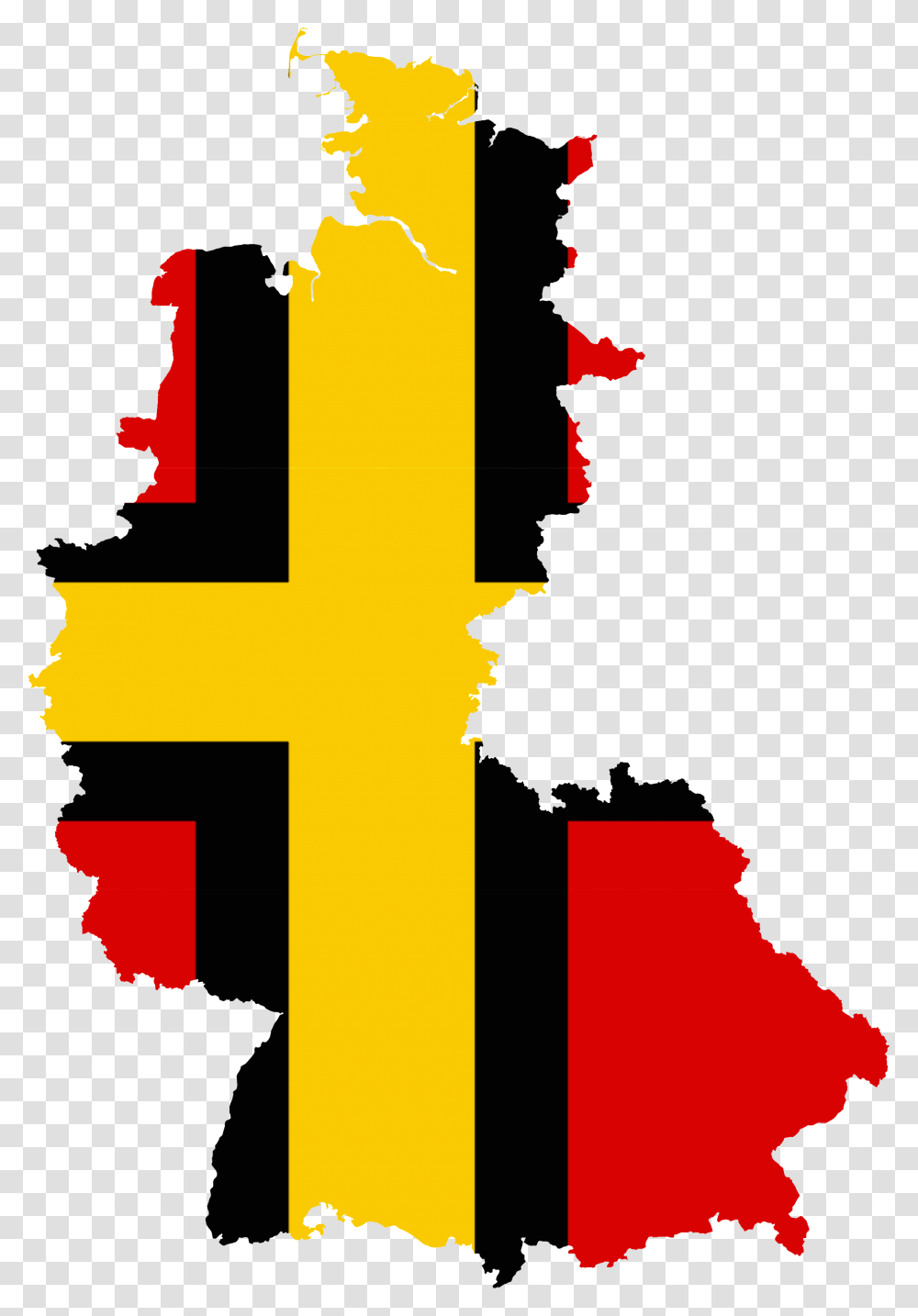 Flag Map Of West Germany, Number, Alphabet Transparent Png
