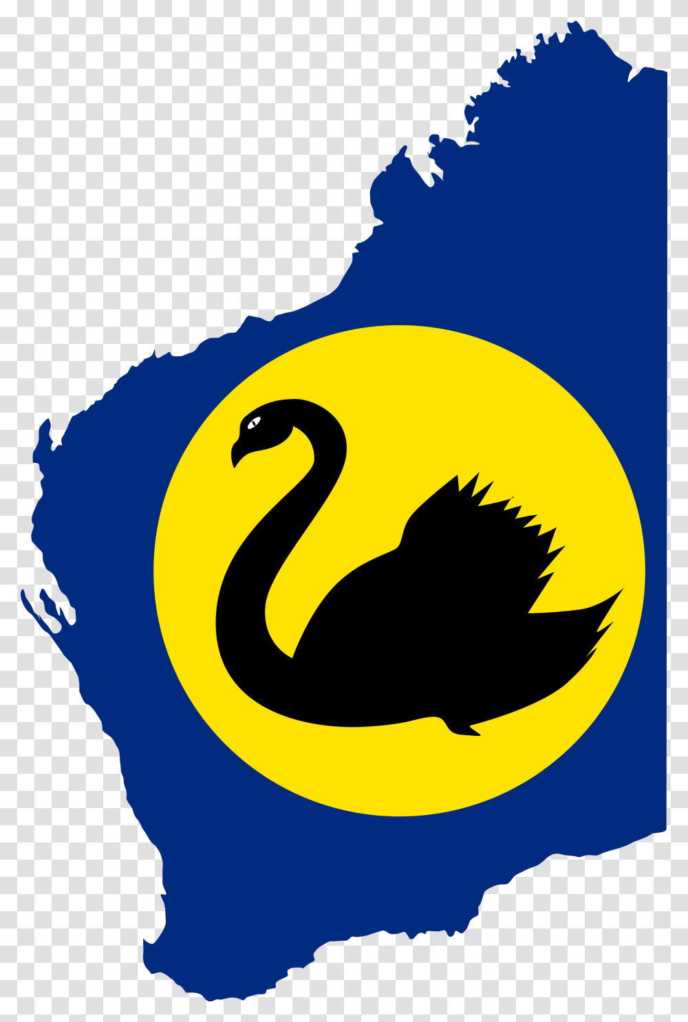 Flag Map Of Western Australia, Bird, Animal, Person, Human Transparent Png