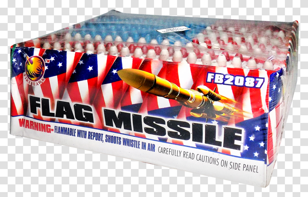 Flag Missile Firework, Weapon, Weaponry, Bomb, Ammunition Transparent Png