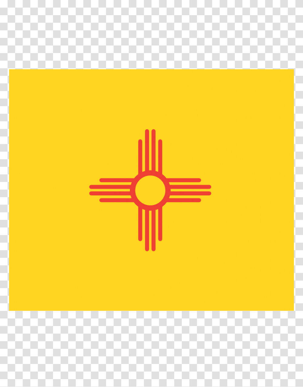 Flag New Mexico, Cross, Logo, Trademark Transparent Png