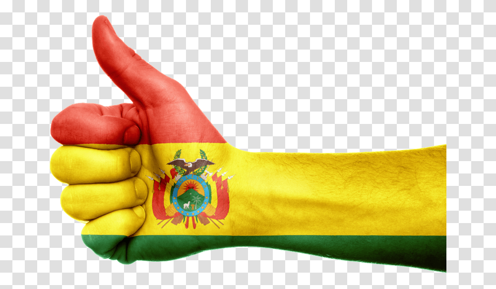 Flag Of Bolivia, Person, Human, Hand Transparent Png