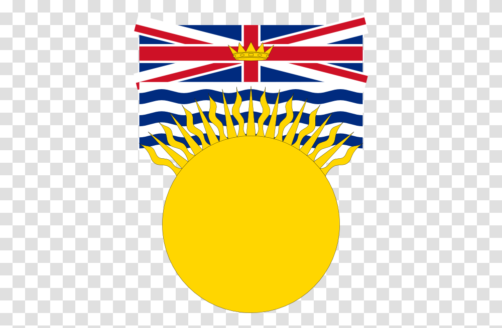 Flag Of British Columbia Canada Clip Art, Logo, Hand, Plant Transparent Png