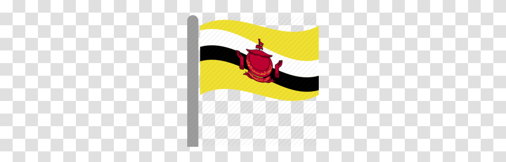 Flag Of Brunei Clipart, Label, Postage Stamp, Cushion Transparent Png