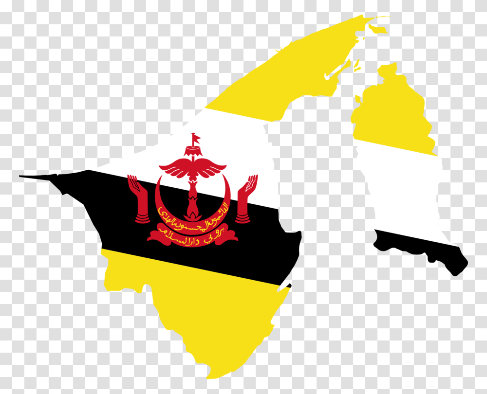 Flag Of Brunei National Flag Map Brunei Darussalam Flag, Poster, Advertisement, Logo Transparent Png