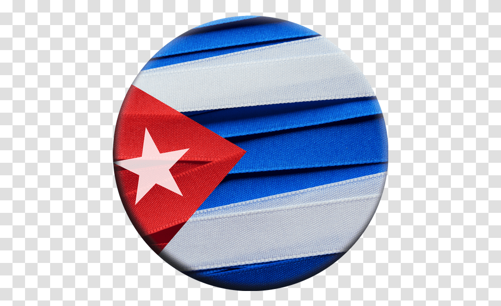 Flag Of Cuba Photos By Canva Circle, Rug, Symbol, Sphere, Star Symbol Transparent Png