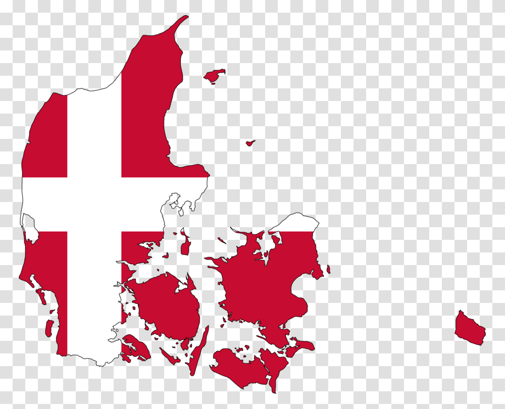 Flag Of Denmark Vector Map National Flag, Person, Human Transparent Png