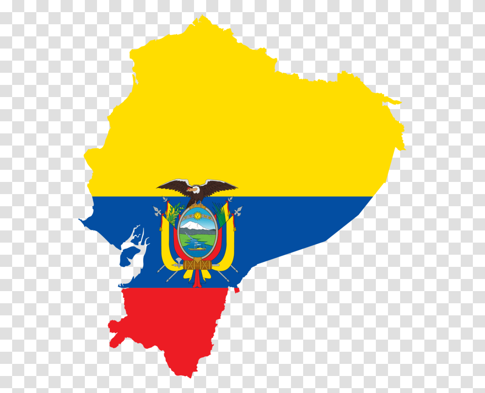 Flag Of Ecuador National Flag Map, Bird, Person Transparent Png