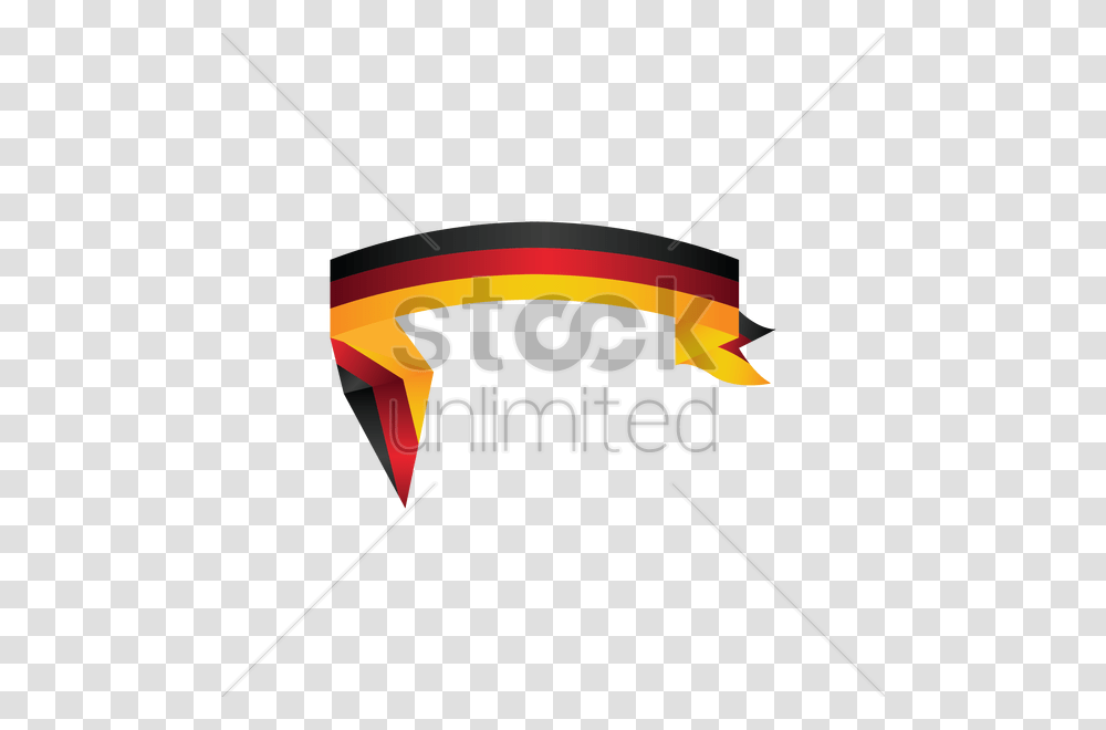 Flag Of Germany Ribbon Vector Image, Incense, Bow, Arrow Transparent Png