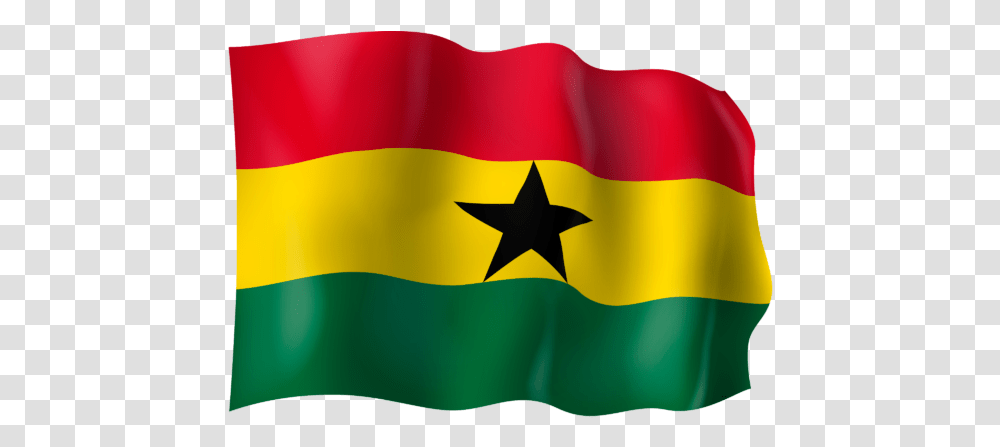 Flag Of Ghana Ghana Flag, Symbol, Star Symbol, Hand, American Flag Transparent Png