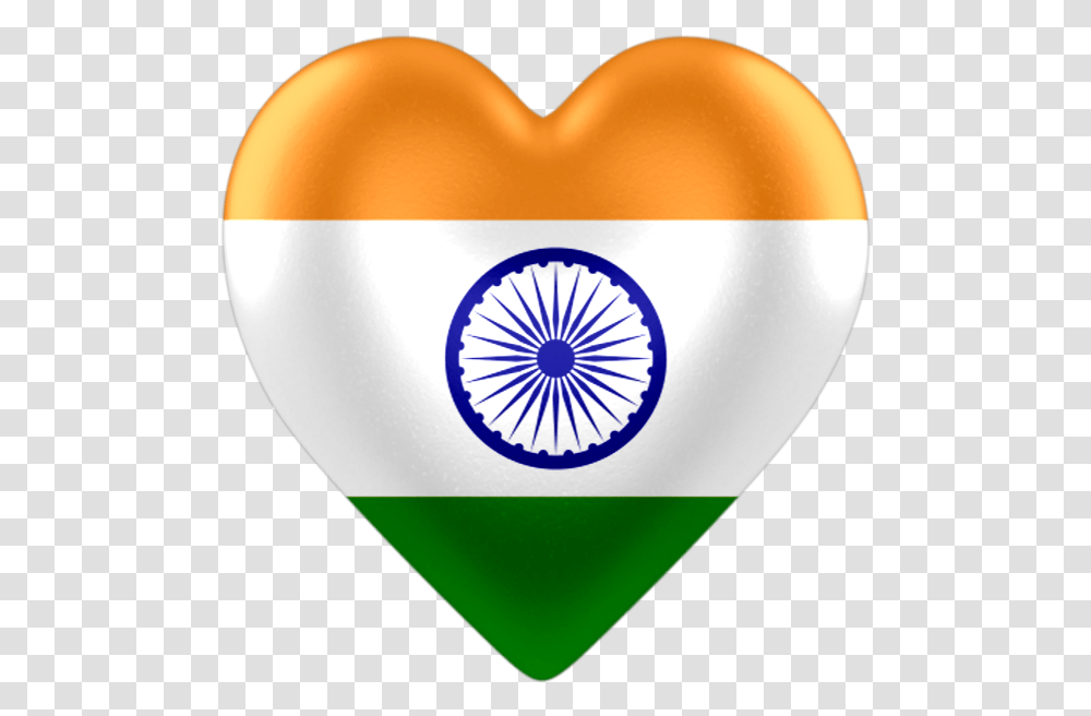 Flag Of India, Balloon, Heart Transparent Png